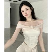 ราคา เสื้อกั๊กแขนกุด ผ้าซาติน ทรงสกินนี่ แฟชั่นฤดูร้อน (22973472065)