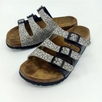 ราคา รองเท้าแตะ ผู้หญิง BETULA By Birkenstock Florida 3 Strap Summer Sandal shoes Sz 38 (29810972209)