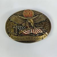 ราคา หัวเข็มขัดวินเทจ ลายนก NRA Golden Eagles Belt Buckle Limited Edition Made In USA (28454811171)