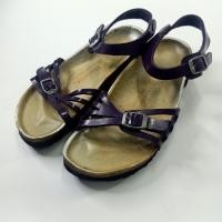 ราคา รองเท้ารัดส้นหญิง Birkenstock Bali Purple Strap Women Sandal Sz 37 (28410981194)