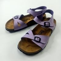 ราคา รองเท้าผู้หญิงรัดส้น Betula By Birkenstock RIO Purple Strap Women Sandal Sz 37 (27061238535)