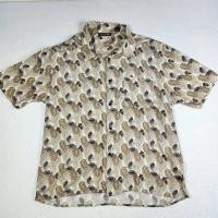 ราคา เสื้อฮาวาย JOHN HENRY Hawaiians Shirt Sz XL 100 Rayon Made in Korea (25428476644)