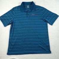 ราคา เสื้อโปโล เสื้อยืดคอปก Champion Duo Dry Mens Golf Polo Shirt Green Striped Sz XL (25331257794)