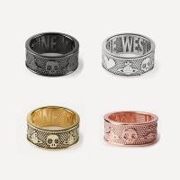 ราคา แหวนคู่รัก ลายหัวกะโหลก Westwood Vivienne สไตล์พังก์ (21583736301)