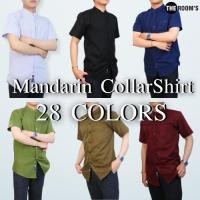 ราคา THE ROOM S เดอะรูม เสื้อเชิ้ตคอจีน 28 สี ผ้าOXFORD SHIRT เสื้อเชิ้ต แขนสั้น ผู้ชาย คอจีน (28807524683)