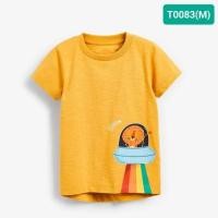 ราคา เสื้อยืดแขนสั้น สีเหลือง ลายสิงโต UFO (20783489415)