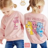 ราคา เสื้อสเวตเตอร์แขนยาว สีชมพู ลายcare bear (22761463933)