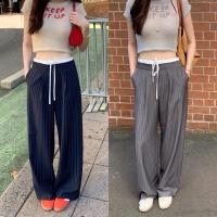 ราคา gurls girl stripes pant พร้อมส่งจากไทย กางเกงขายาวลายทางผูกเอวได้ ทรงสวย (26803798480)