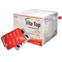ราคา Vita Top ไวต้า ท็อป วิตามินรวมและแร่ธาตุ หรือบำรุงกำลังไก่ชน ชนิดแคปซูล 10x10 แคบซูล 1 กล่อง (23637790673)