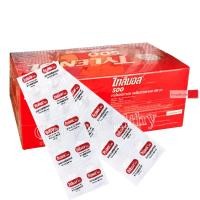ราคา TYLENOL 500 mg ไทลินอล 500 พาราเซตามอล ยาสามัญประจำบ้าน 10 เม็ด 20 แผง 1 กล่อง (19278117766)