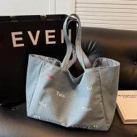 ราคา แฟชั่นกระเป๋าสตรีจดหมายซิปกระเป๋ากระเป๋าสะพายผ้ายีนส์กระเป๋าสตรี2024ใหม่ขายส่ง (28909862326)