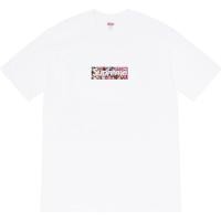 ราคา Supreme x Takashi murakami Artist co Relief Box Logo Tee เสื้อยืด (26760850230)
