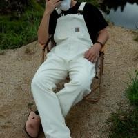 ราคา CARHARTT คาร์ฮาร์ต ชุดทํางาน 2024 กางเกงยีนส์ใหม่ กางเกงแขวนสีทึบ กางเกงขายาวย้อนยุค กางเกงลําลอง กางเกงคู่รัก (27261209877)