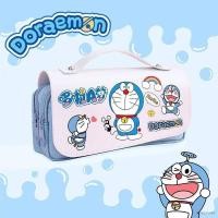 ราคา Si กระเป๋าดินสอ กระเป๋าเครื่องเขียน ผ้าแคนวาส ลายการ์ตูนโดราเอมอน 3 ชั้น จุของได้เยอะ สําหรับเด็กนักเรียน โรงเรียน สํานักงาน (21090268420)