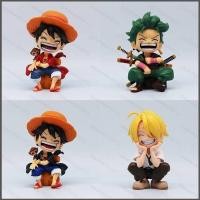 ราคา One Piece Action Figure รุ่น Q หัวเราะ Luffy Zoro Sanji ตุ๊กตาของเล่นสําหรับของขวัญเด็กเครื่องประดับรถ (25482731917)