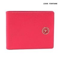 ราคา Louis Fontaine กระเป๋าสตางค์พับสั้น รุ่น NANETTE สีแดง (26005865591)