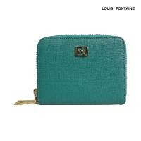 ราคา Louis Fontaine กระเป๋าสตางค์พับสั้น ซิปรอบ รุ่น Lucky สีเขียว (29055436946)