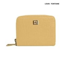 ราคา Louis Fontaine กระเป๋าสตางค์พับสั้น ซิปรอบ รุ่น Lucky สีเบจ (28055434744)