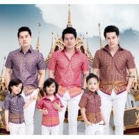 ราคา เสื้อผู้ชาย เชิ๊ตแขนสั้นลายไทย Thai Shirt Man เสื้อไทย เชิ๊ตลายไทย ไทยประยุกต์ เสื้อไปทำบุญ ไปวัด ชุดไปทำบุญ งานบวช (18957448248)