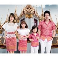 ราคา ชุดไทยประยุกต์ Mae Mali ขาว ชมพู ชุดไทยผู้หญิง ลายไทย เดรสชุดไทย เดรสลูกไม้ผ้าไทย ใส่งานบวช ทำบุญ (7335475663)
