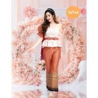 ราคา ชุดไทยประยุกต์ ชุดไทยกางเกง Pimpa ชุดไทยสวย ชุดไทยทันสมัย Thai Pants Sabai Thai กางเกงผ้าไทย ชุดลอยกระทง ชุดสงกรานต์ (6101623481)