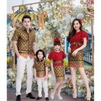 ราคา ชุดทำบุญ ชุดไทย Mae Yhing Dress ชุดคู่แม่ลูก เดรสลูกไม้ เดรสแม่ลูก ชุดไทยประยุกต์ Thai Dress Woman Girl ชุดครอบครัว (3919659899)