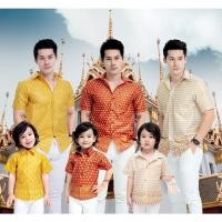 ราคา เสื้อเชิ๊ตลายไทย ไทยประยุกต์ ไปทำบุญ ชุดไปทำบุญ งานบวช เสื้อผู้ชาย เชิ๊ตแขนสั้นลายไทย Thai Shirt Man (18757441679)