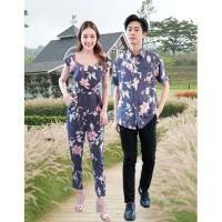 ราคา ชุดไปทะเล ชุดคู่ เสื้อฮาวาย Seko Vint ชุดจั๊มสูท เสื้อไปทะเล จั๊มสูทขายาว ชุดไปเที่ยว จั๊มสูท Jumpsuit (19906085252)