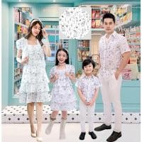 ราคา ชุดครอบครัว Layer Rabbit เดรสสายเดี่ยว ลายกระต่าย ชุดแม่ลูก เดรสน่ารัก กระโปรงระบาย เสื้อคลุมไหล่ ชุดไปเที่ยวทะเล (28155621661)