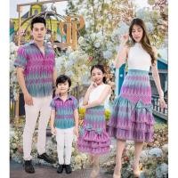 ราคา กระโปรงผ้าทอ Fueng Fah ลานนา ผ้าทอพื้นเมือง ผ้าไทย กระโปรทรงเอแต่งระบาย (11813891681)