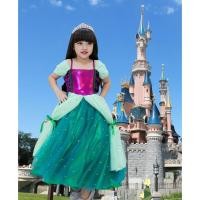 ราคา ชุดเจ้าหญิง ชุดเจ้าหญิงแอเรียล เด็กหญิง Princess Dress Princess Costume Ariel Dress Disney Costume Fancy (2853956659)