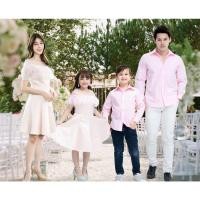 ราคา ชุดครอบครัว ชุดแม่ลูก Melody สีชมพู ชุดไปงานแต่ง ชุดออกงาน ชุดออกงานพ่อแม่ลูก เดรสสตรีชมพู เดรสเด็กหญิงสีชมพู (20902274978)