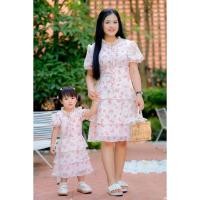 ราคา ชุดครอบครัว ชุดคู่แม่ลูก ชุดน่ารัก Ellie Pastel เดรสหวานๆ กระโปรงระบาย 3 ชั้น แขนพอง คอผูกโบว์ เดรสน่ารักแม่ลูก (18953661158)