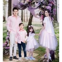 ราคา ชุดราตรีผู้หญิง ชุดราตรีเด็กผู้หญิง Fairy สีชมพู ชุดครอบครัว ชุดแม่ลูก ชุดไปงานแต่ง ชุดสูทผู้ชาย ชุดไปออกงาน (18637441989)