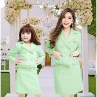 ราคา ชุดสูทออกงาน ชุดสูทแม่ลูก Jenneth Suite ชุดครอบครัว ชุดสูท ผ้าทวีต ชุดสูทกระโปรง ชุดแม่ลูก เสื้อสูท กระโปรงทรงเอ (2341637823)