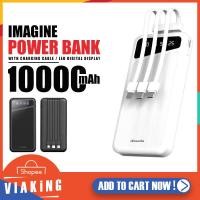 ราคา พาวเวอร์แบงค์ proda PD P98 สายชาร์จ ในตัว 3 in1 Type C Iphon Micro ความจุ 10000mAh แบตสำรอง Powerbank จอ LED ถอดสายได้ (19969238531)