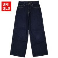 ราคา กางเกงยีนส์ BAGGY MID RISE แบรนด์ Uniqlo 26 27 (26511261755)