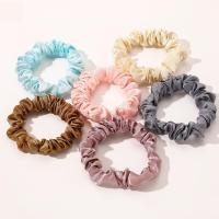 ราคา แฟบ1บาท แฟชั่น โดนัท ยางรัดผม หนังยางรัดผม เด็ก ยางรัดผม ผ้าซาติน สีพื้น แบบบาง สไตล์เกาหลี (24422143152)