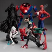 ราคา ใหม่ โมเดลฟิกเกอร์ สไปเดอร์แมน SV Action Spider Man Noir Miles Morales Peter B Parker Gwen HAM SHF SpiderMan Noir Movable Joints ของเล่นของที่ระลึก สําหรับเด็ก (24376466832)