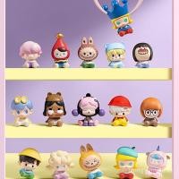 ราคา Popmart เม็ดน่ารักท่านั่งแถวตุ๊กตานั่งของขวัญตกแต่งรถกล่องตาบอด (26860930714)