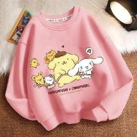 ราคา Pompom Purin sweatshirt for kids cinnamoroll (27410743479)