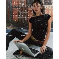 ราคา Piccoro Metal Studs Top เสื้อยืดปักหมุดโชว์หลัง (24526966984)