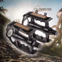 ราคา Uk 1 คู่ BMX MTB อลูมิเนียมจักรยานเสือภูเขา 9 16 เหยียบแบน สีดํา climbuse th (28711347283)