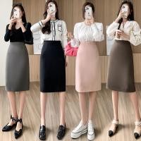 ราคา ชุดกระโปรง ทรงเอ แบบครึ่งตัว ทรงตรง แฟชั่นฤดูใบไม้ผลิ สําหรับสตรี (24122313164)