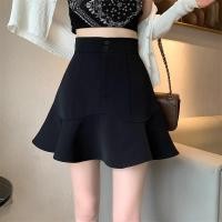 ราคา กระโปรงหางปลาแบบใหม่ไซส์ใหญ่กระโปรงครึ่งตัวใส่แล้วดูผอมแมทช์ลุคง่ายกระโปรงคลุมเอวสูงคลุมร่มกระโปรงทรงเอสำหรับสาวอวบ (26010545057)