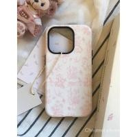 ราคา ฟิล์มกันรอย ลายดอกไม้ กระต่าย สีชมพู สําหรับ iPhone Apple 14Promax 13 12 11 ALCE (25052706560)