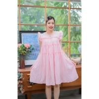 ราคา เดรสแขนกุดตุ๊กตา อัดพลีทน่ารักมาก ฟุ้งๆ ถ่ายรูป คาเฟ่ ใส่เที่ยวทะเล ผ้าใส่สบายมากค่ะ (25385827950)