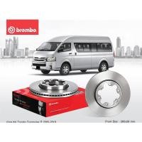 ราคา จานเบรคหน้าBrembo toyota commuter ปี2004 2016 ventury ราคาข้างละ ขนาดเท่าเดิม (23961486602)