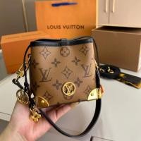 ราคา กระเป๋าหญิง ใหม่สไตล์ ไม่ บริสุทธิ์ บาร์บีคิวขนาดเล็กข้าวสาลีถังกระเป๋าพิมพ์หนังแท้กับสองสายรัดไหล่ไม่สามารถใส่ลงโทรศัพท์มือถือไหล่ของ ผู้สื่อสาร กระเป๋าพร้อมกล่อง LL999999 (27952772465)