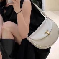 ราคา Joygryson Half Moon Bag กระเป๋าสะพายมือถือ Underarm Cross body กระเป๋าหนังแท้ T buckle กระเป๋าครึ่งวงกลม Yooner สไตล์เดียวกัน 99240519 (27350342014)